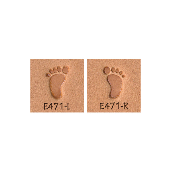 Footprint E471-L E471-R 2-Piece Leather Stamp Set