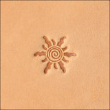 Geometric Spiral Sun G2293 Craftplus Leather Stamp