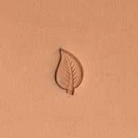 Leaf-Rose-Left-Smooth Edge L954 Vintage Leather Stamp Craftool Co USA Rare