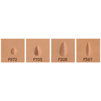 Pear Shader Smooth P972 P703 P208 P367 4-Piece Leather Stamp Set