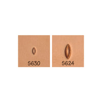 Seeder/Leaf Elongated S630 S624 2-Piece Leather Stamp Set